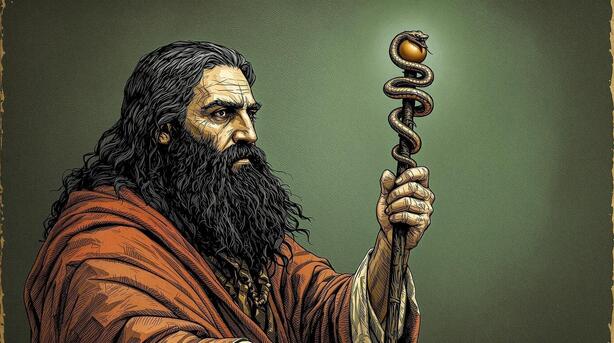 Zarathustra's golden staff